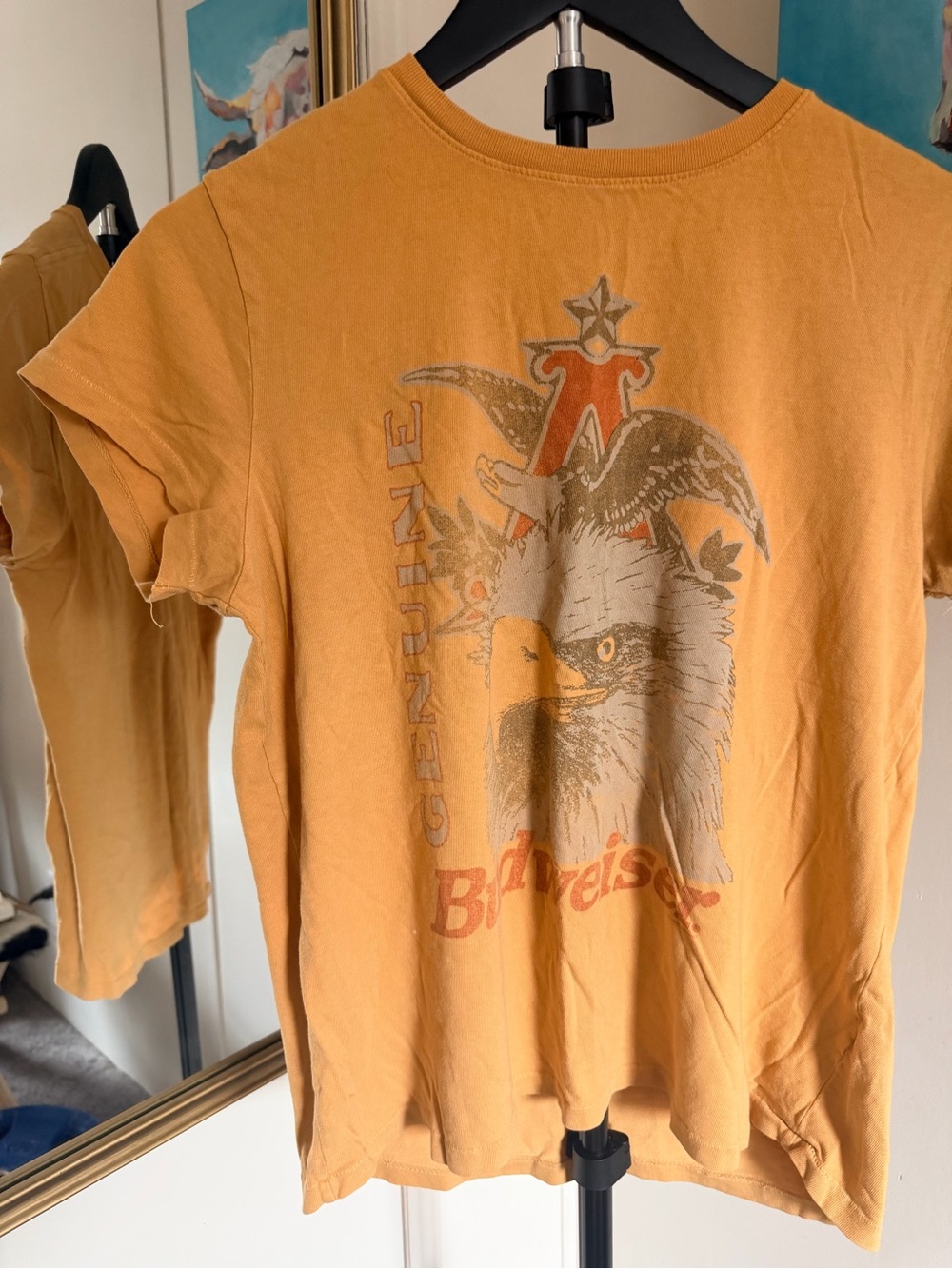 Junk Food Budweiser Genuine Graphic T-Shirt Women’s Small